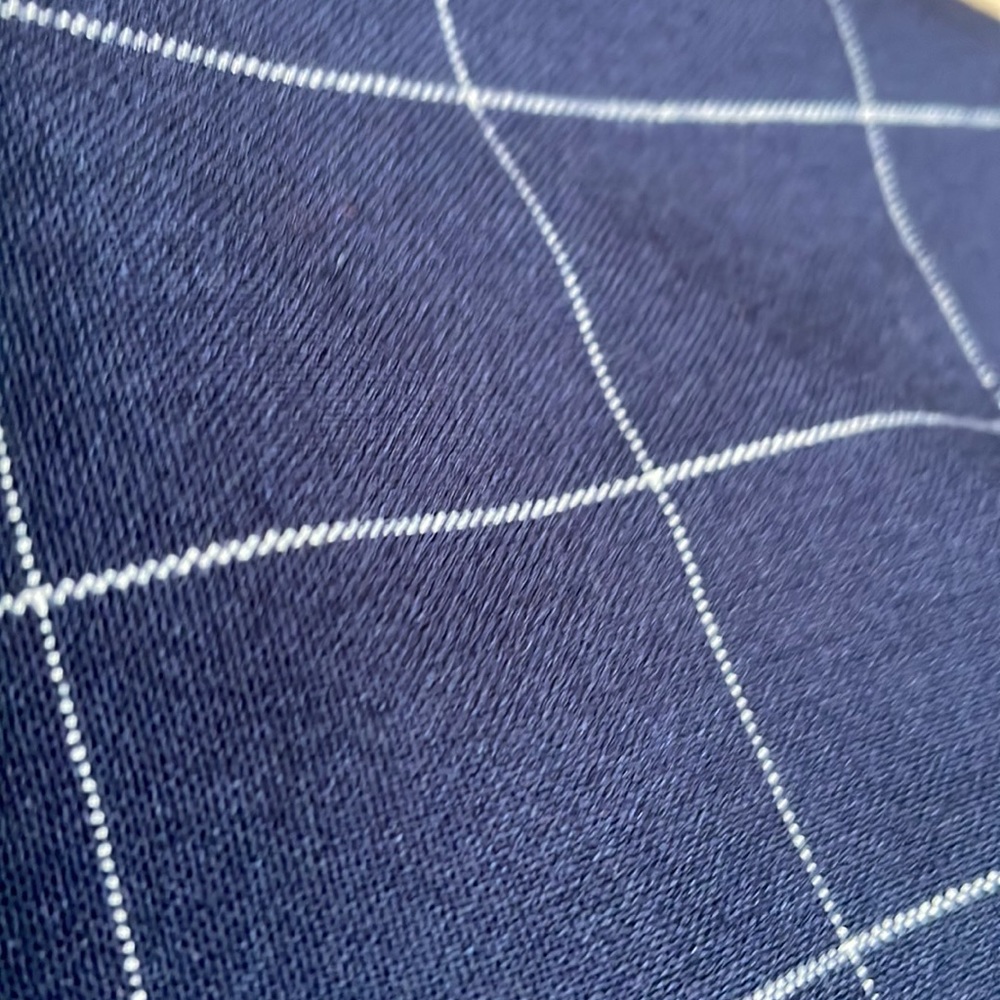 Size 18W Amanda & Chelsea navy window pane pants
